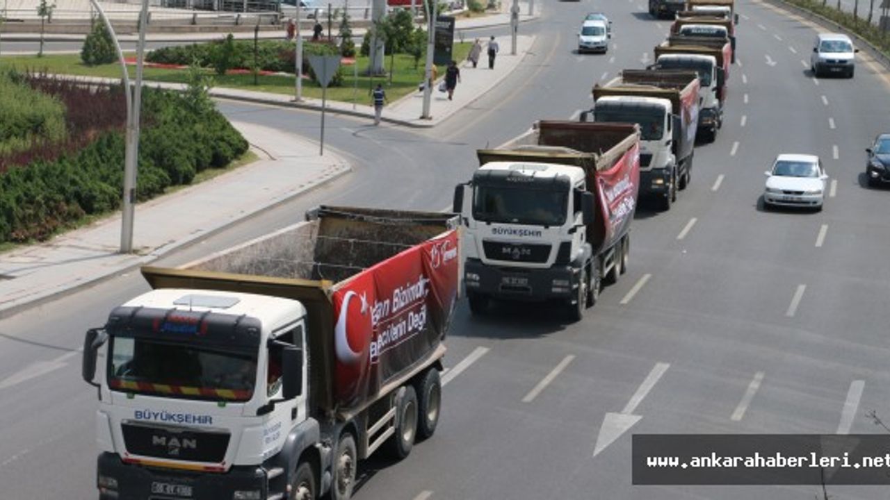 Ankara caddelerinde tanksavar şov!