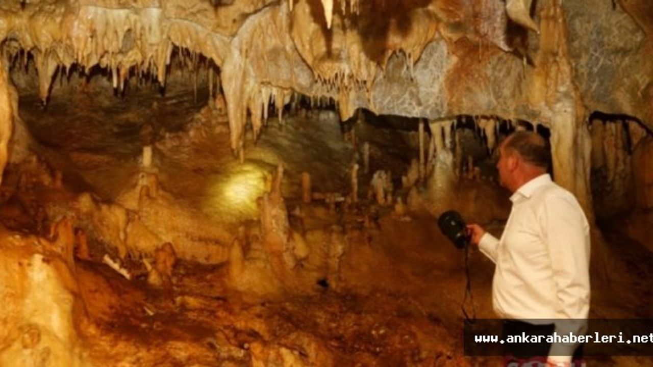 Ankara'da bulunan mağara şaşırttı!