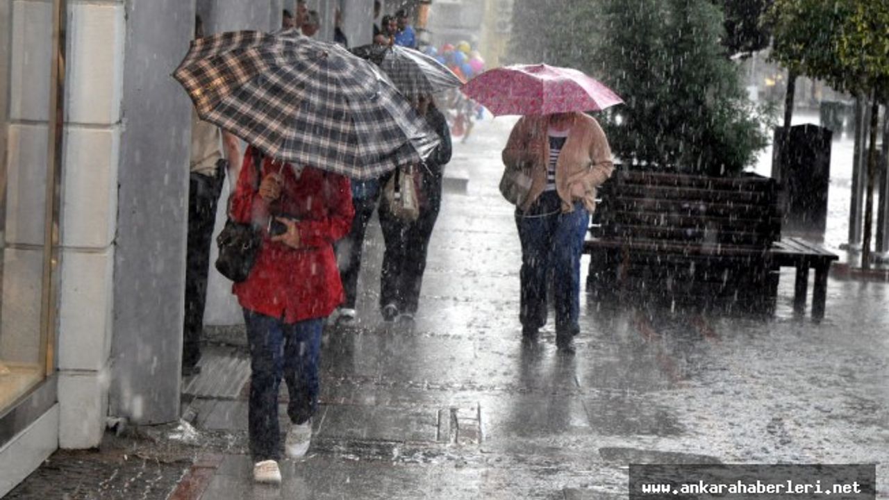 Meteoroloji'den Ankara için yağış uyarısı