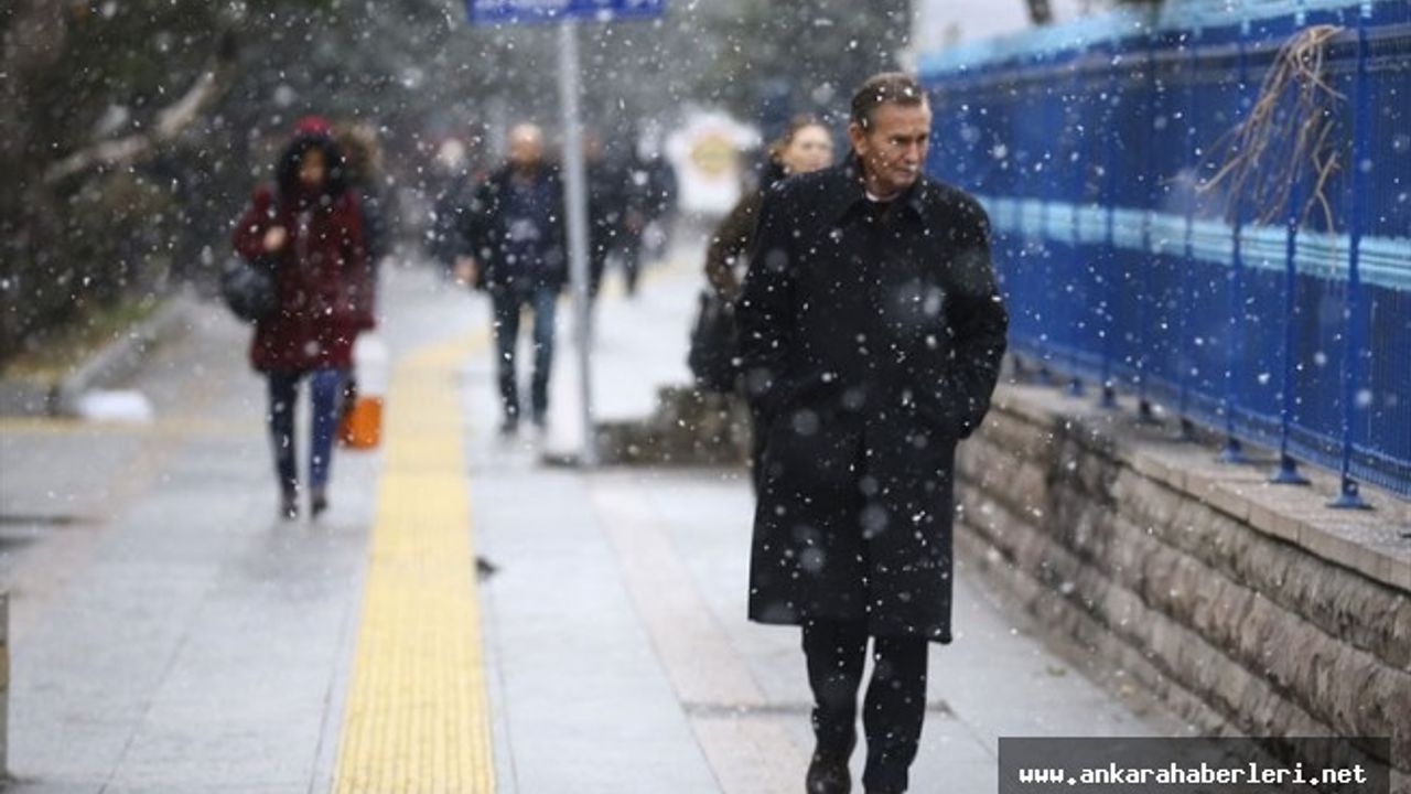 Meteoroloji'den Ankara için kar yağışı uyarısı