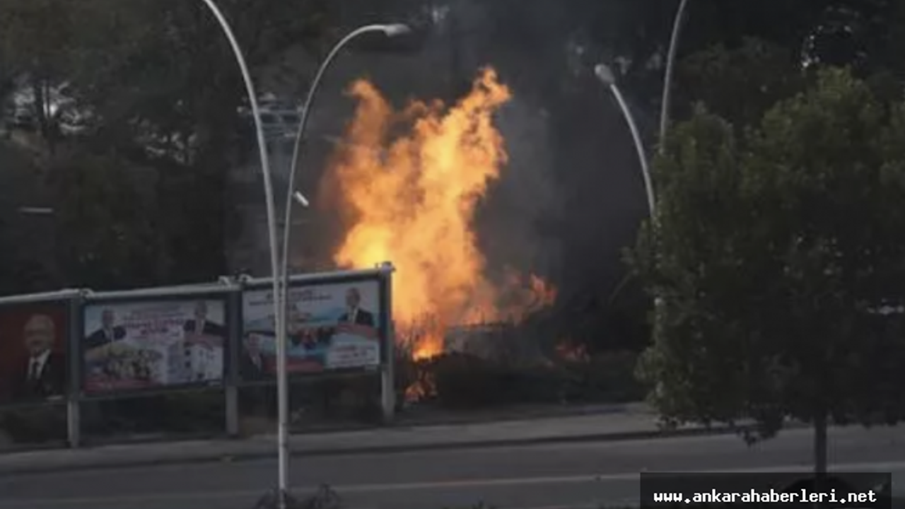 Ankara'da korkutan patlama