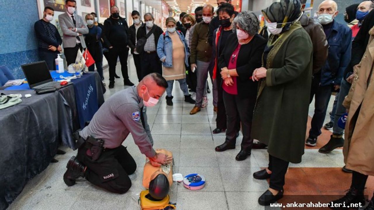 Ankara'da Metro'da kalp krizi geçirenler artık ambülans beklemeyecek