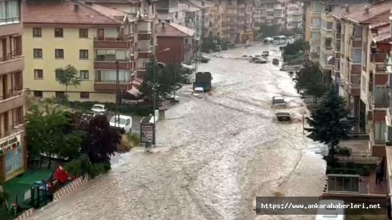 Valilik'ten Ankara için sağanak yağış uyarısı