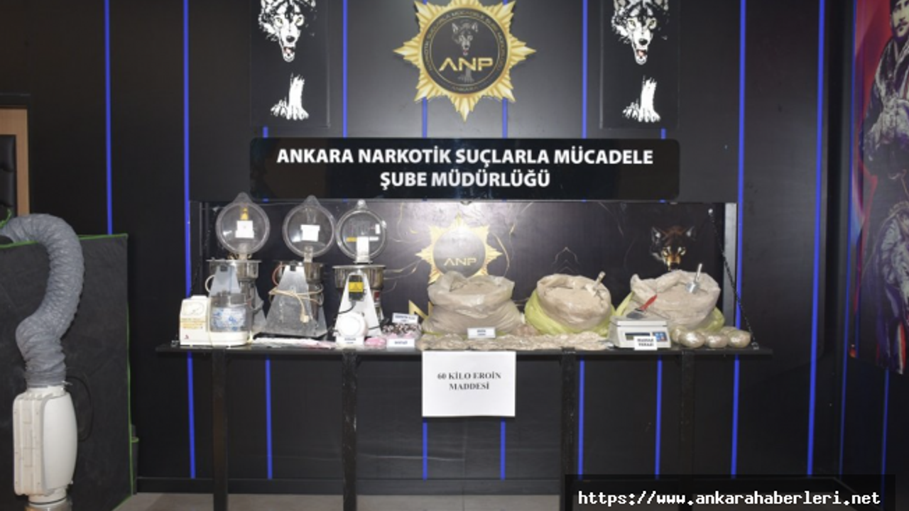 Ankara'da dev uyuşturucu operasyonu: 31 gözaltı