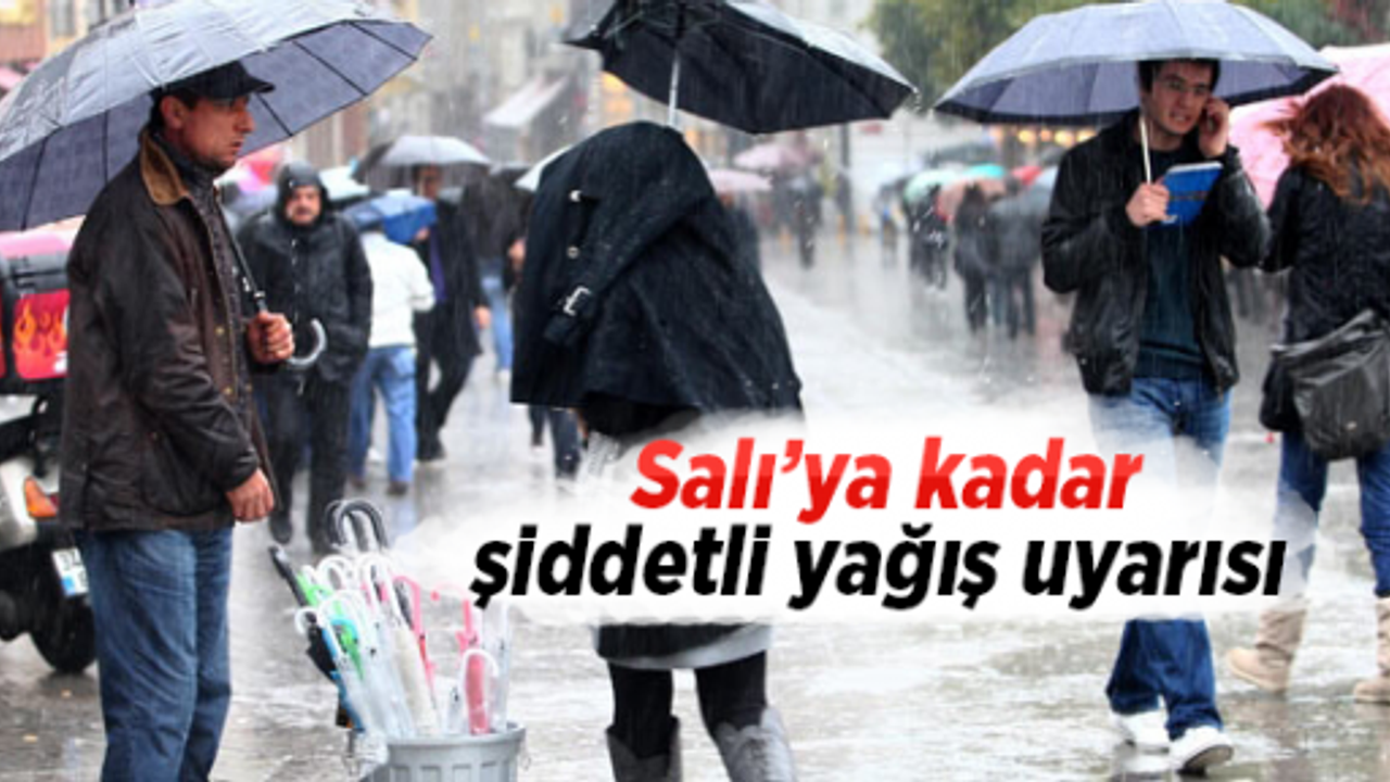 Ankara için şiddetli yağış uyarısı