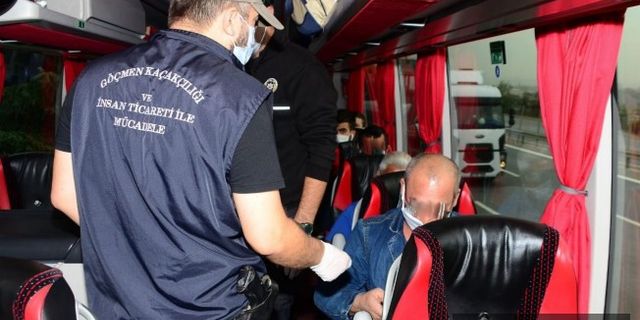 Ankara'da çok sayıda kaçak göçmen yakalandı