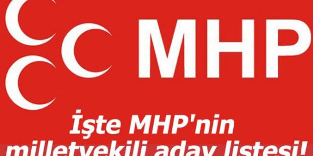 MHP Ankara Milletvekili Aday Listesi