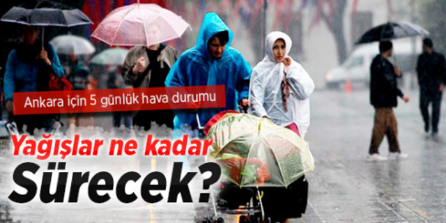 Yağışlar Ankaralıların yüzünü güldürdü