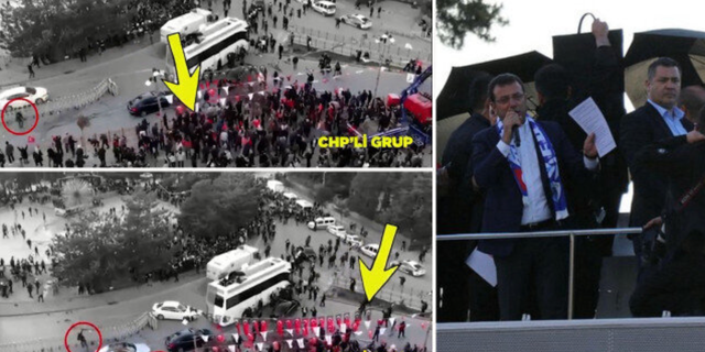 Erzurum mitinginde HDP ve CHP'liler halkı provake etti