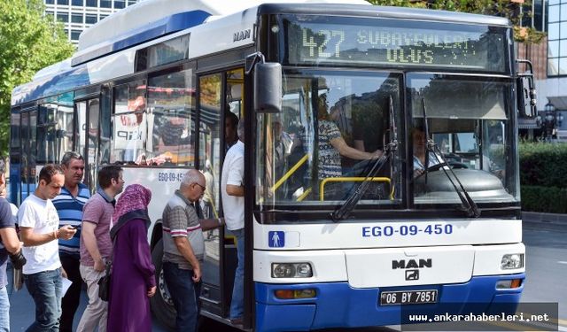Ankara'da toplu ulaşım için güzel haber