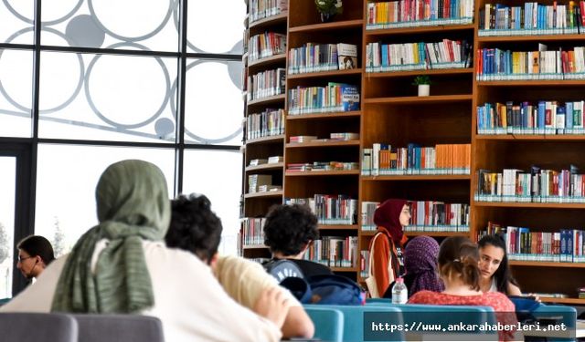 Altındağ'da kütüphanelere yoğun ilgi