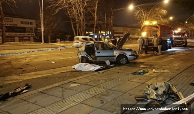 Ankara'da katliam gibi kaza: 2 ölü, 3 yaralı