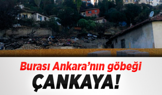 Burası Ankara'nn göbeği Çankaya!