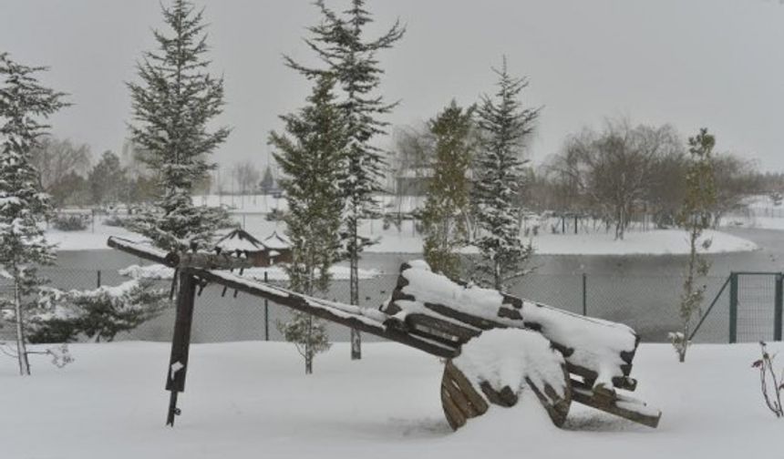Ankara'da kar manzaraları yeni