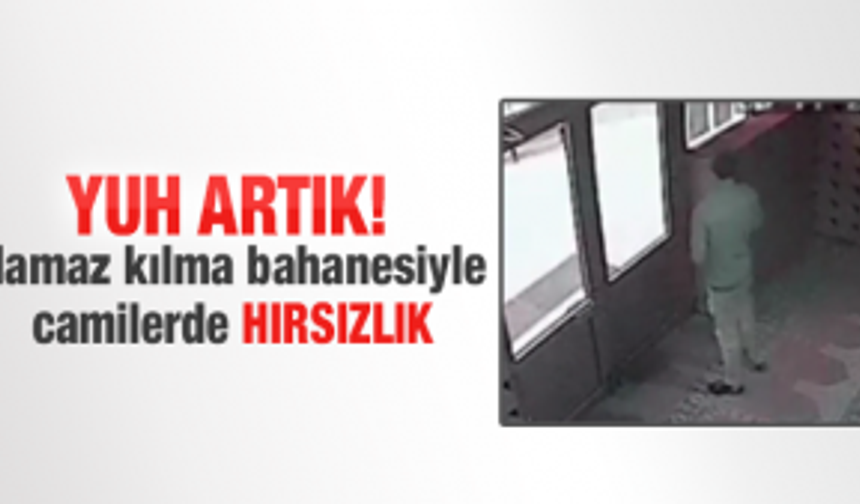 Ankara'da yuh artık dedirten cami hırsızlığı