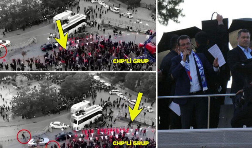 Erzurum mitinginde HDP ve CHP'liler halkı provake etti