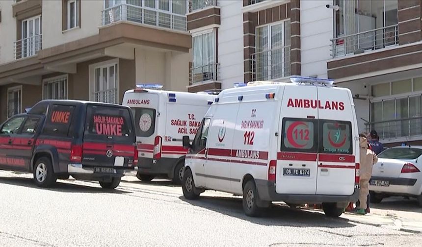 Ankara'da bir apartmanda çok sayıda kişi zehirlendi: 2 kişi öldü