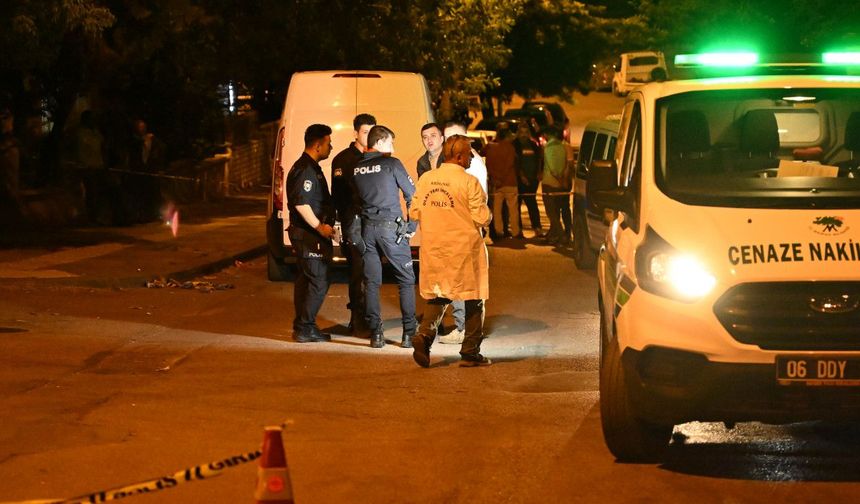 Ankara Mamak'ta cinayet:  1 ölü